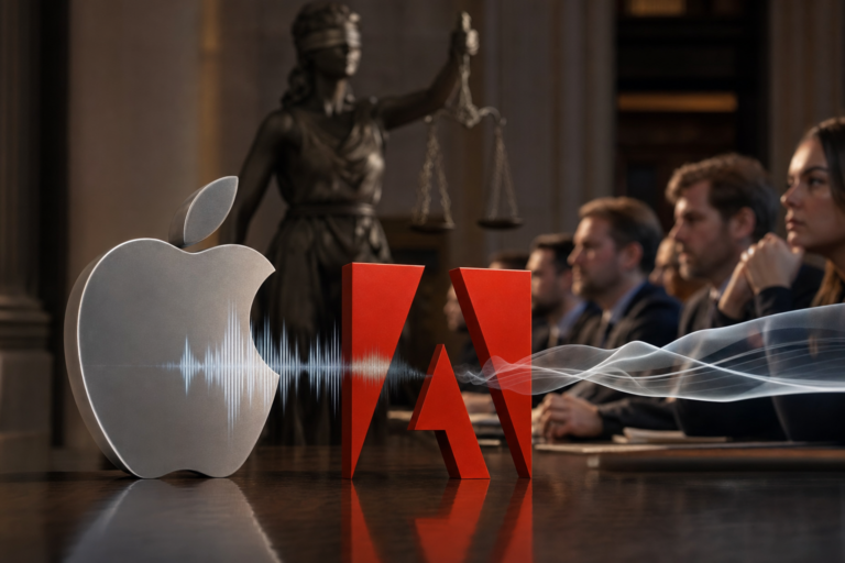 Apple and Adobe Face Biometric Privacy Class Action Over Alleged Misuse of Voice Data for AI Training