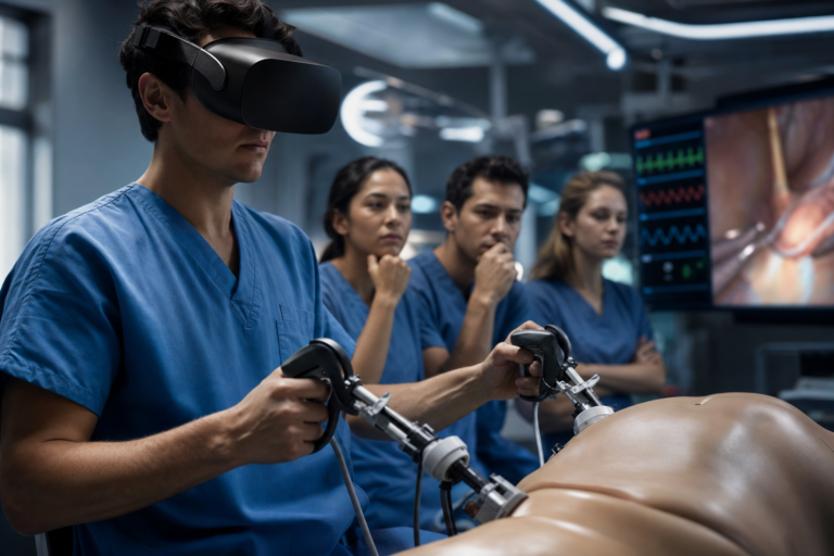 Immersive VR Training Modulates Autonomic and Somatic Responses in Surgical Residents