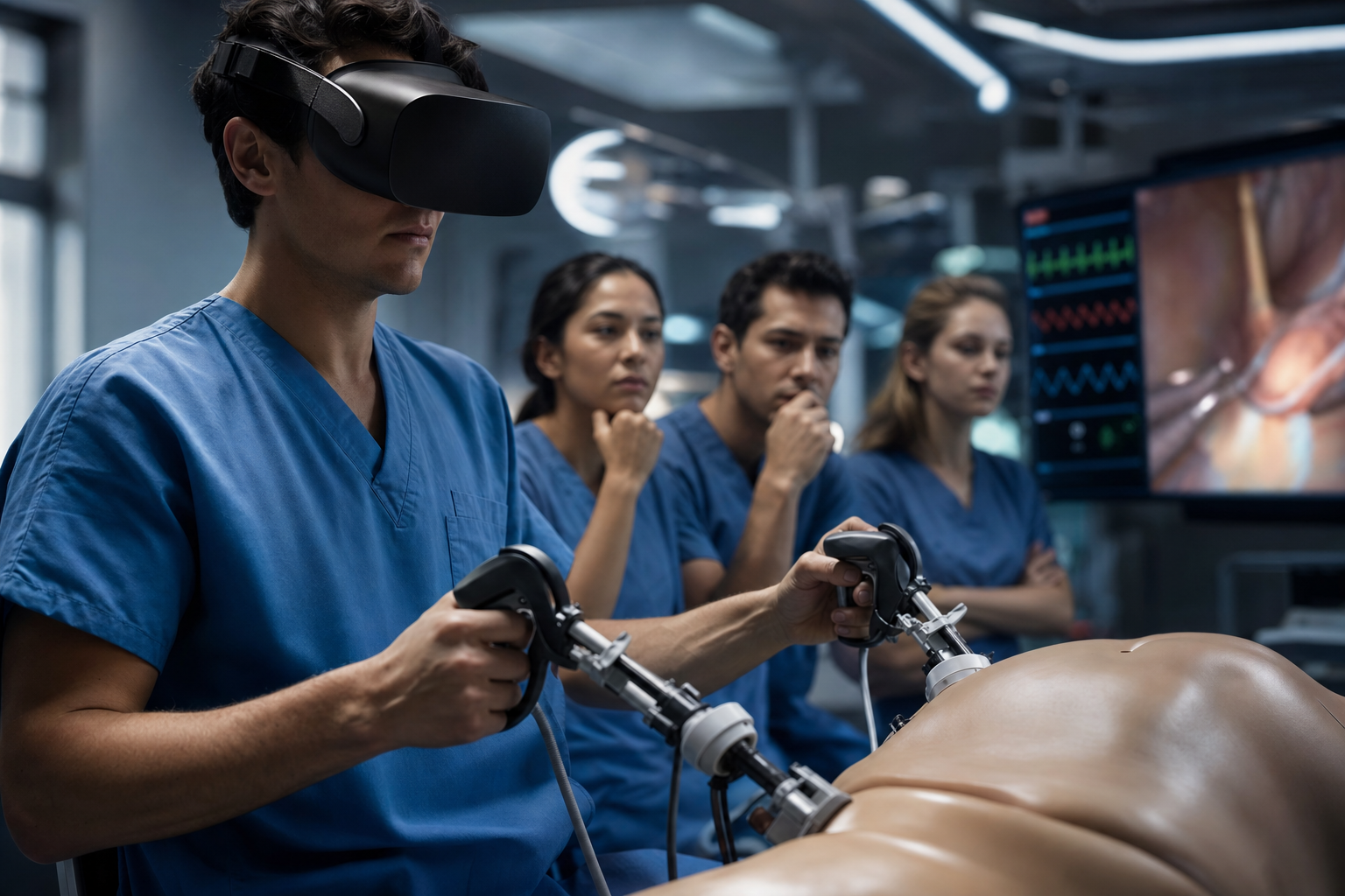 Immersive VR Training Modulates Autonomic and Somatic Responses in Surgical Residents